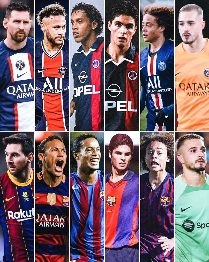 ⚔️ 巴黎与巴萨之间，有太多球员交集，也有太多恩怨情仇