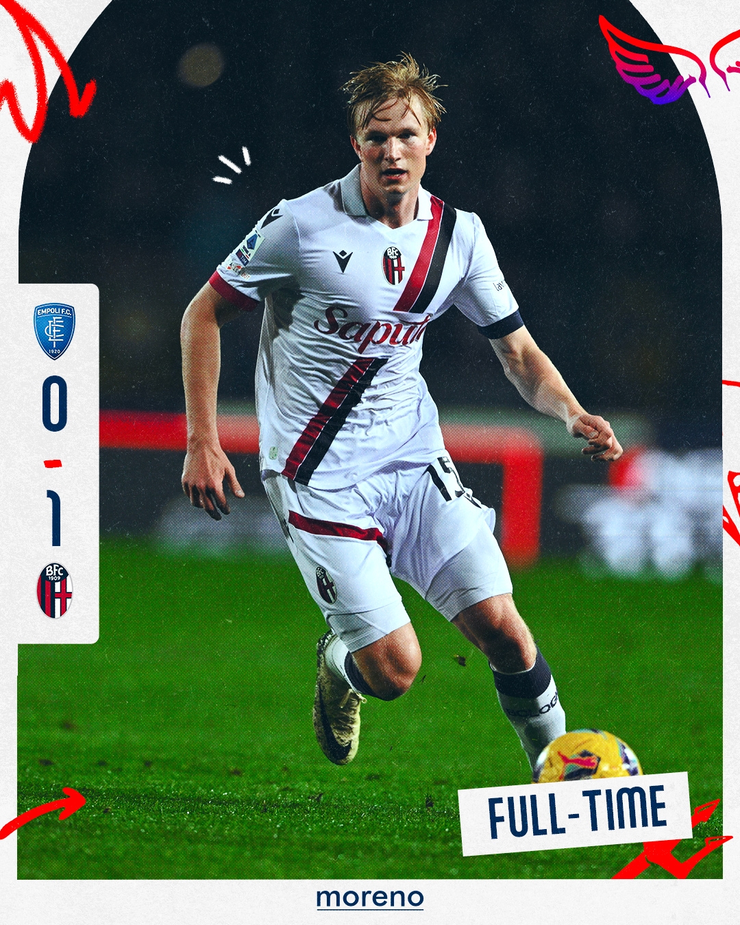 冲击欧冠博洛尼亚94分钟绝杀近8轮7胜，先赛领先第5罗马6分