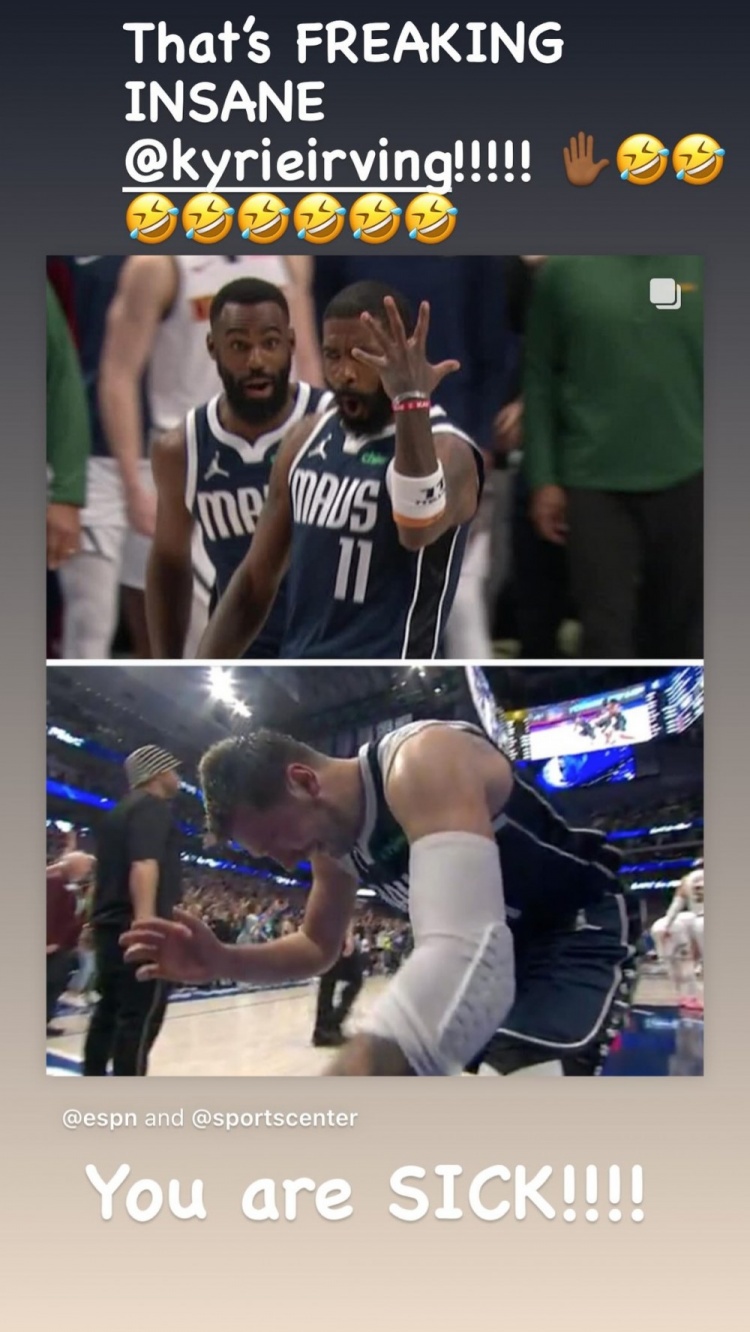 欧文神仙球绝杀！詹姆斯第一时间发文：这简直太疯狂了