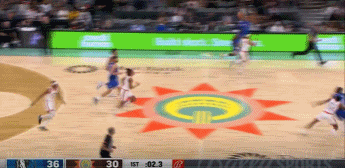 加福德拿板四分卫长传 欧文漂移中投压哨命中 4中4独砍8分！