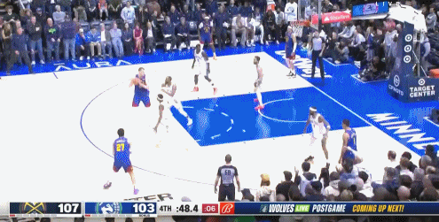 我就是随便碾碾！约基奇欺负老康利随手一抛