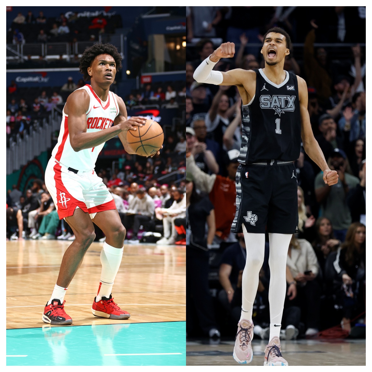 活力无限阿门首发时场均抢到10.5个板 文班亚马场均10.4个