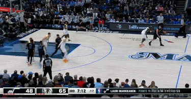 传球大师！东契奇手术刀长传助攻华盛顿暴扣