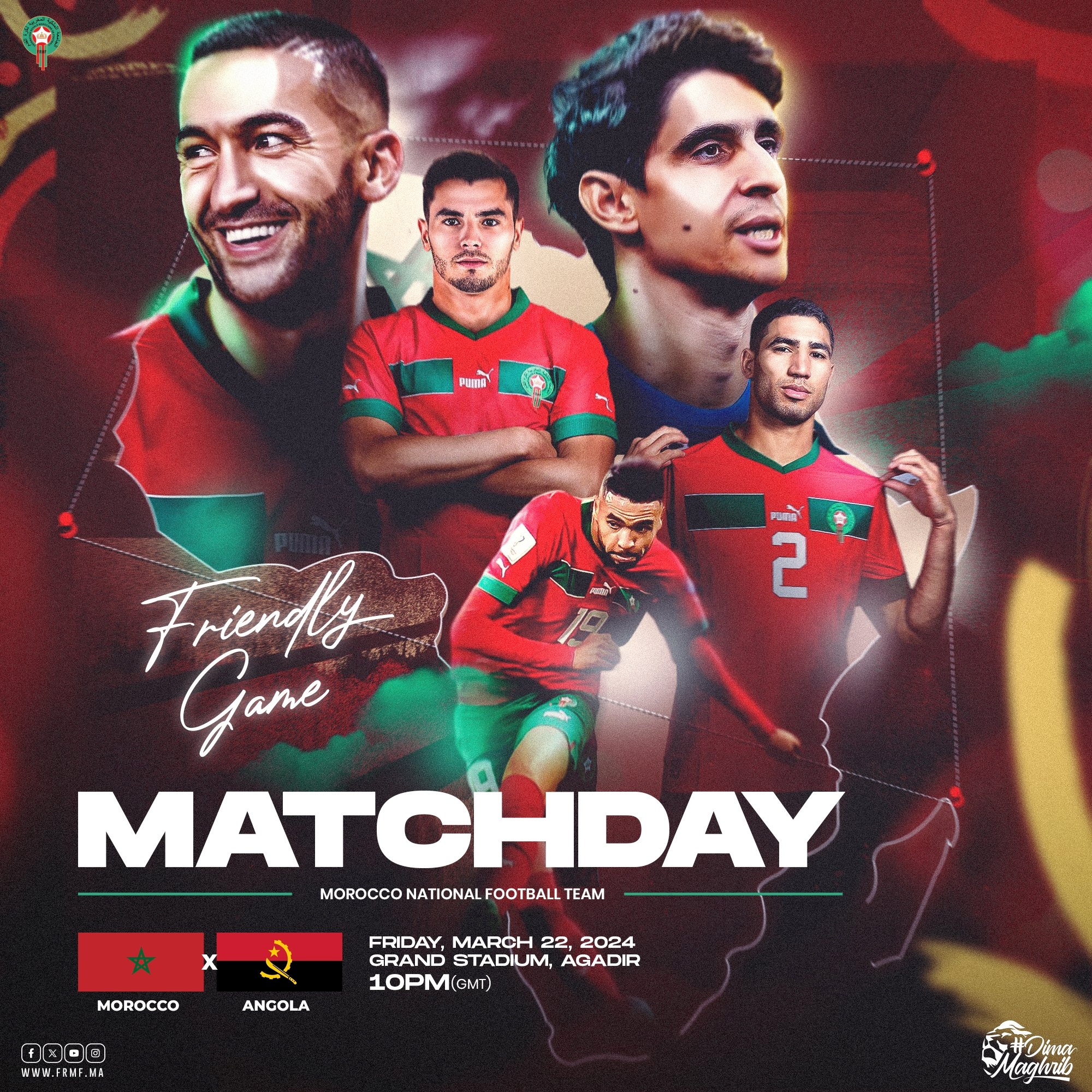 世界几流摩洛哥海报：迪亚斯-阿什拉夫-齐耶赫-布努-恩内斯里