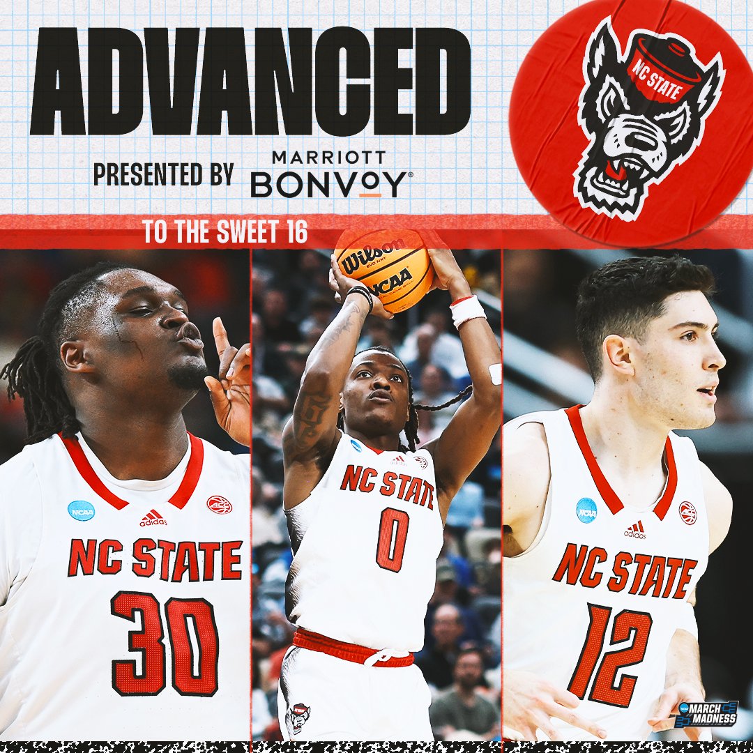 无敌黑马！北卡州大力压杜克/北卡拿冠军进疯三 12天7连胜进16强