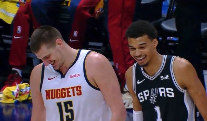 未来是你的！约基奇本赛季3-0文班 十天后还要交手一次