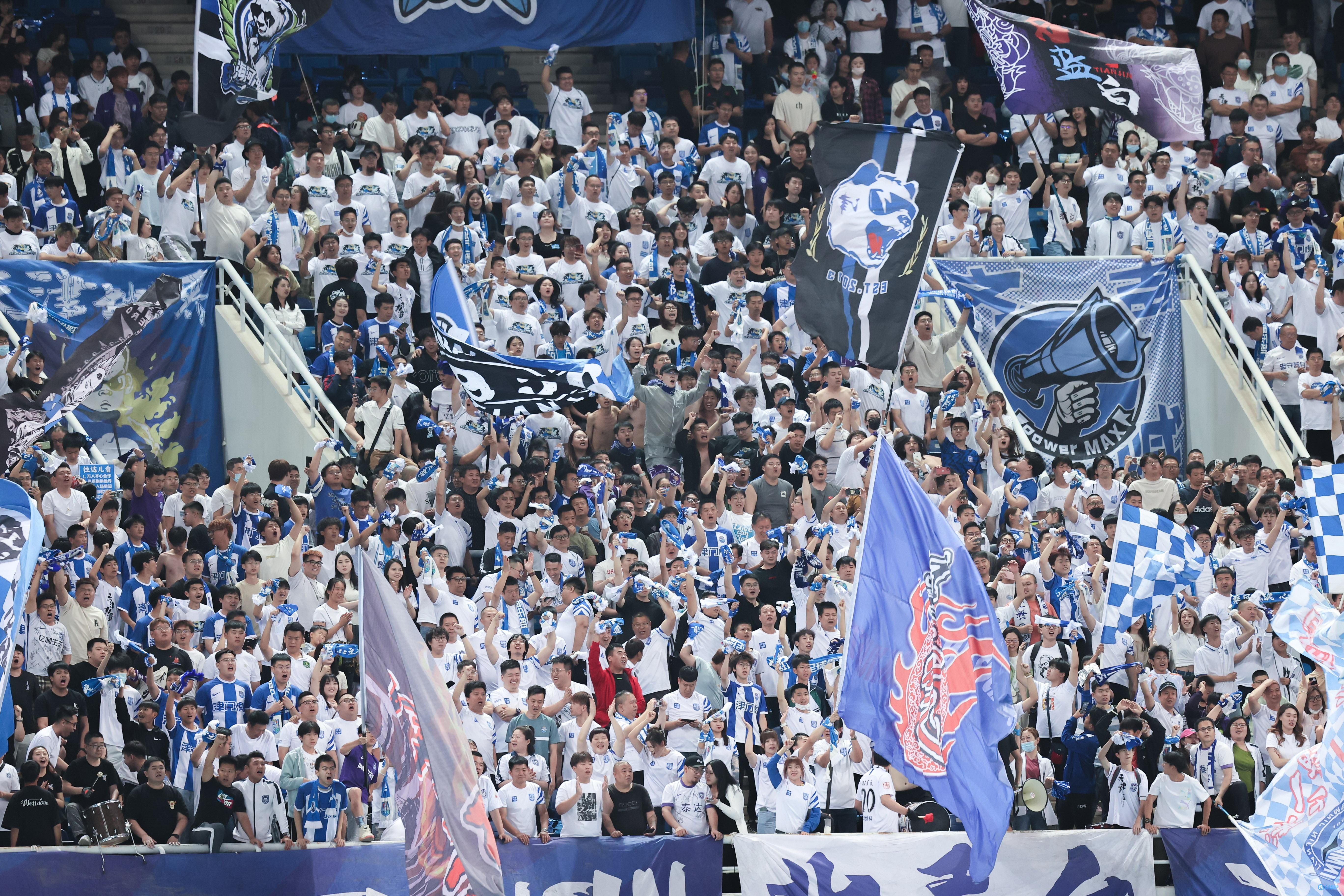 不败“津”身！天津津门虎连续16场主场不败，刷新中超该项纪录