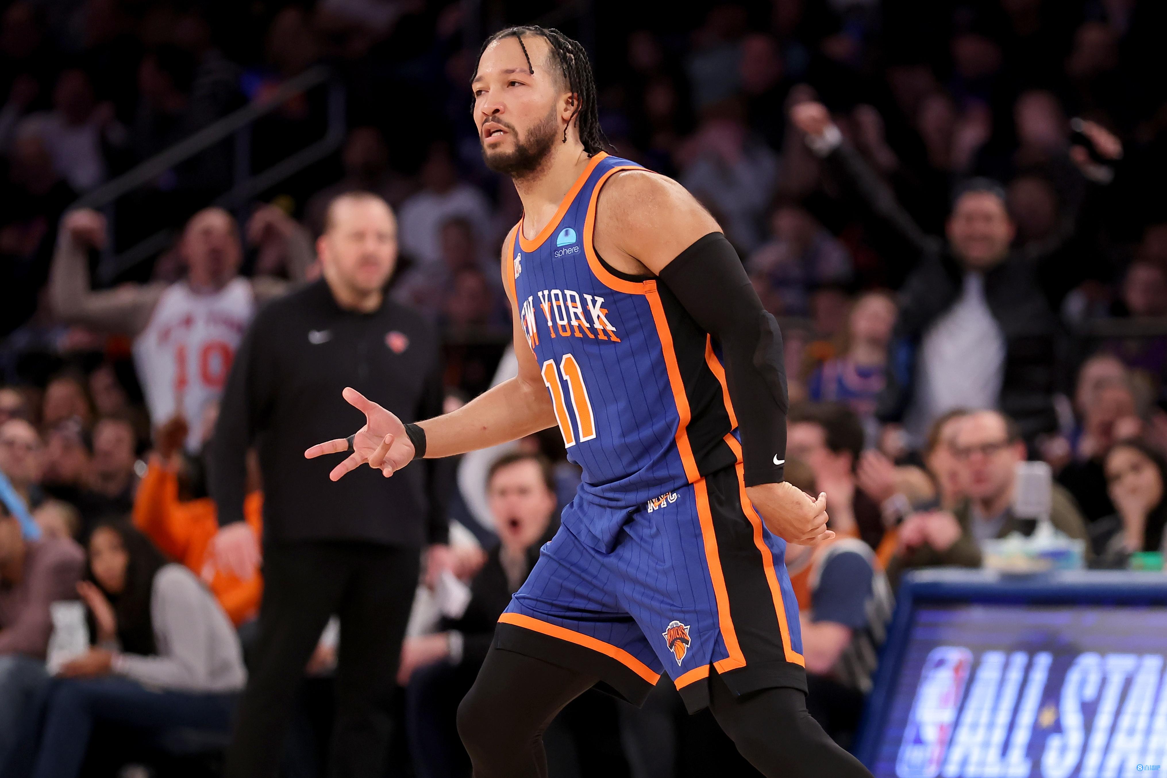 手感火热！布伦森12中9砍半场最高21分 三分4中3