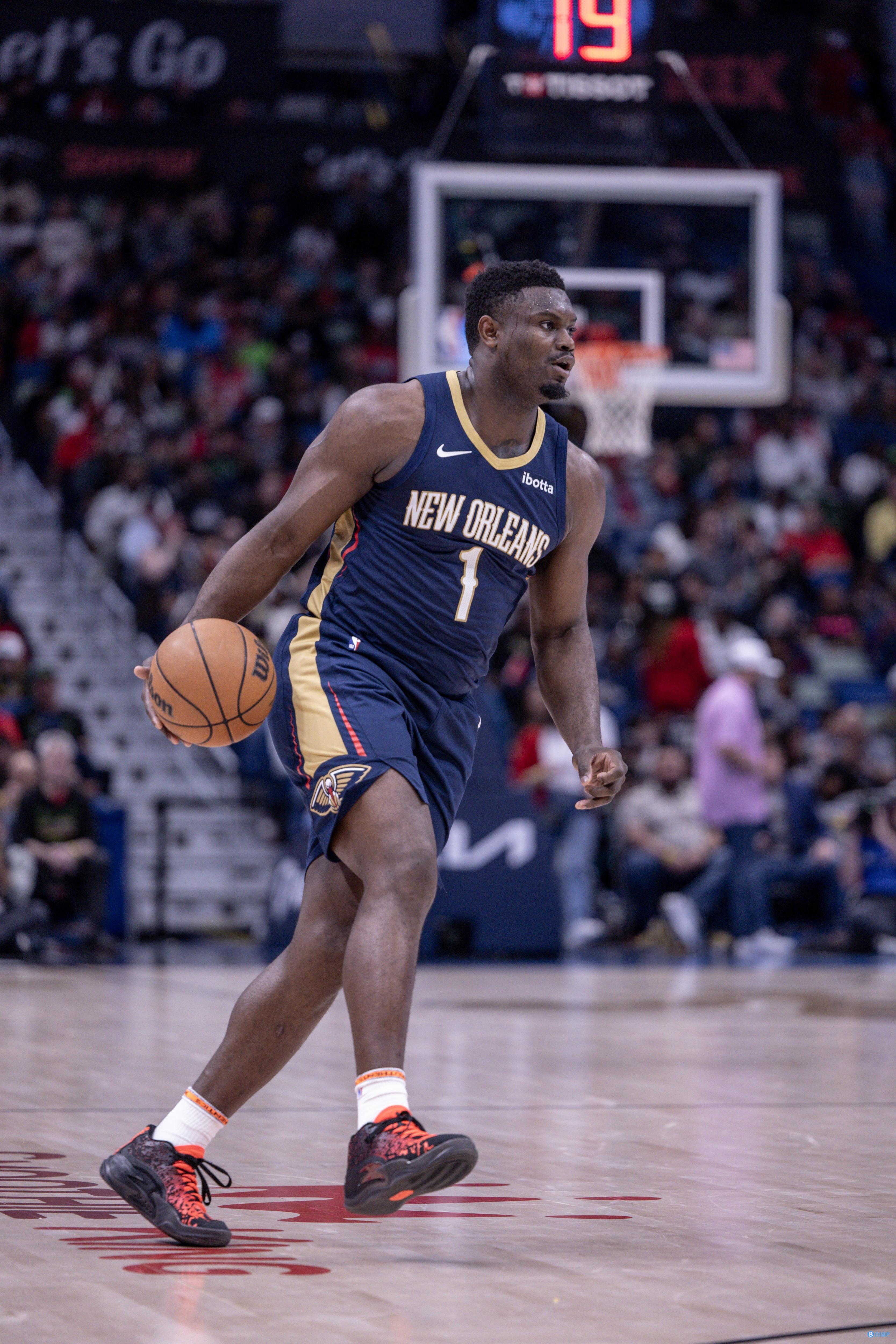 上场就赢分！锡安半场4中3得8分3板4助 正负值为+18