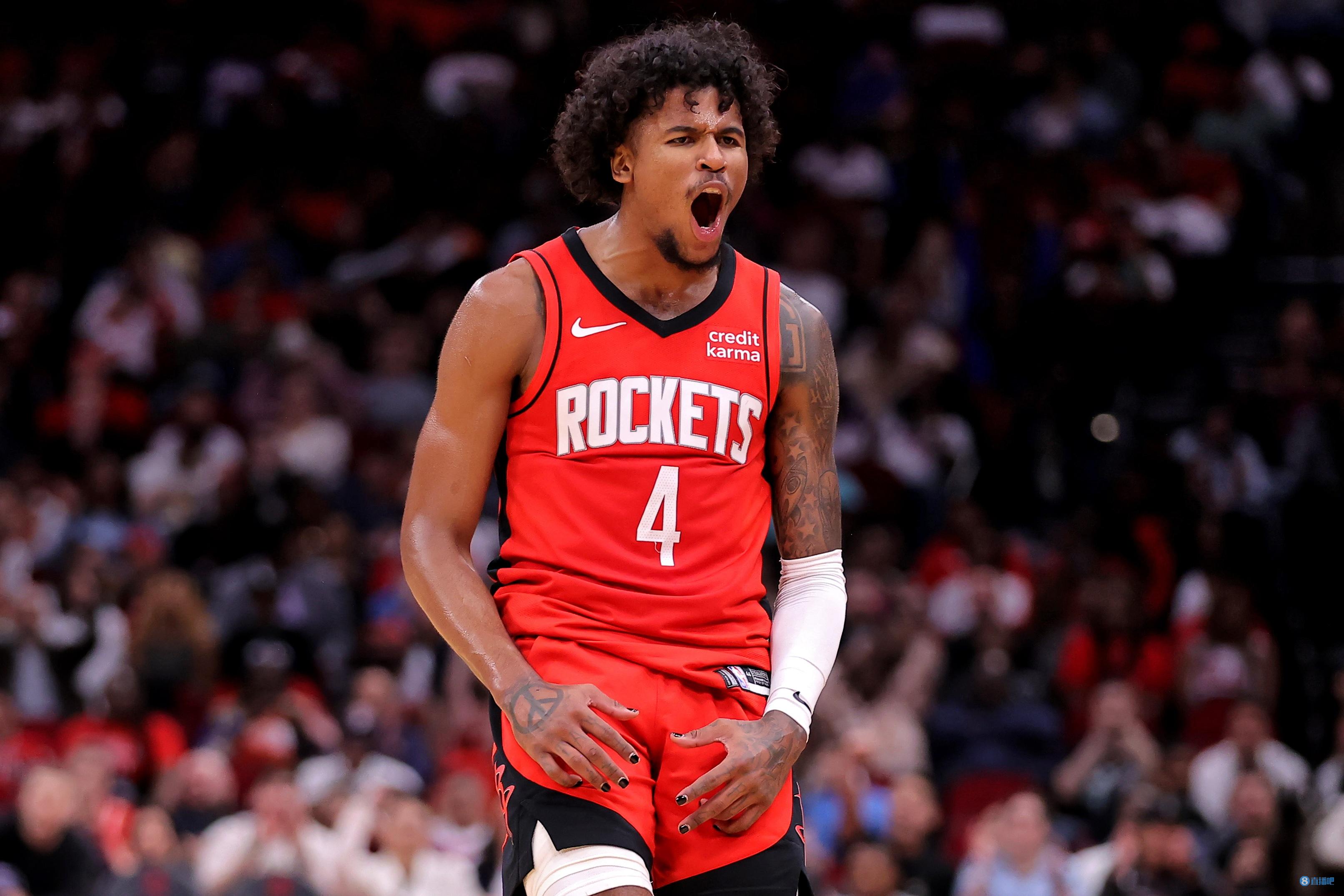 炸裂！杰伦-格林三节19中14爆砍39分 末节提前打卡全场41分